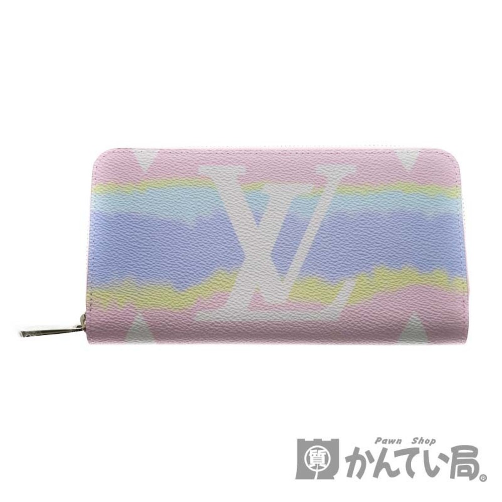 Louis Vuitton LV Escale Zippy Wallet Tie Dye Long Pink Multicolor
